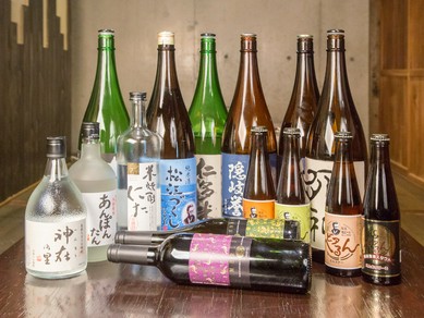 美味しい創作料理と島根の地酒蔵元２９銘柄で乾杯！