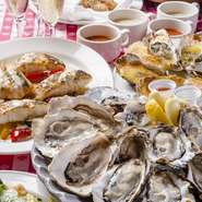 「友人同士の集まり」「家族の会食」「女子会」など、オールドアメリカを彷彿とさせる空間、美味しく華やかなお料理で、楽しい集まりに申し分ない場を提供いたします。