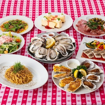 全日OK！パーティーシェアコース8,500円税サ込　飲み放題付（4名様～2日前迄）