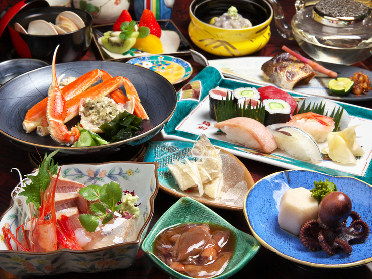 Sushi Kaiseki (untuk 4 orang atau lebih, diperlukan reservasi): 8.800 yen - 16.500 yen... *Tergantung anggaran Anda.