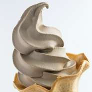 ソフトクリーム　ほうじ茶