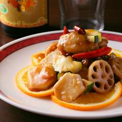本格派の味わい!!　中国料理『牡蠣の甘辛炒め　宮廷風』