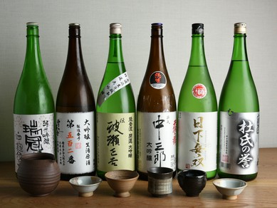 生酒を新酒から艶熟酒まで味わえます。