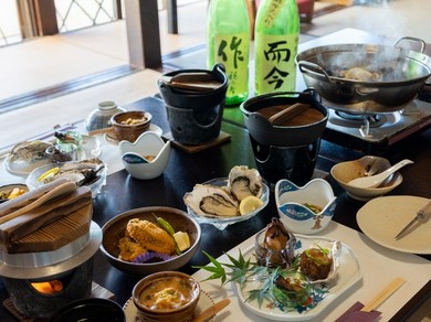 鳥羽・浦村のカキの魅力たっぷり!!　『牡蠣三昧コース』（お昼限定）