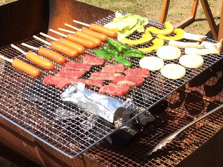 豪快に焼いて楽しめます