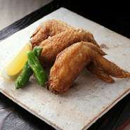 手羽先揚げ ( 3本 )