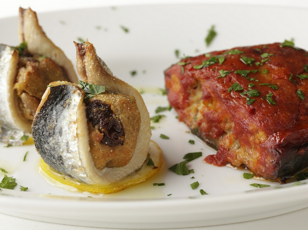 シチリア風温菜の盛り合わせ