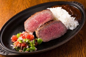 ブラジルからヒントを得た『尾崎牛モモ肉のイパネマステーキ』