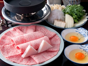 『すき焼き』（霜降り／サーロイン）