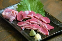 土佐はちきん地鶏　砂肝の刺身（生感・限定／処理済）