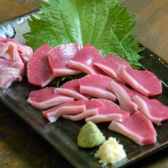 土佐はちきん地鶏　砂肝の刺身（生感・限定／処理済）