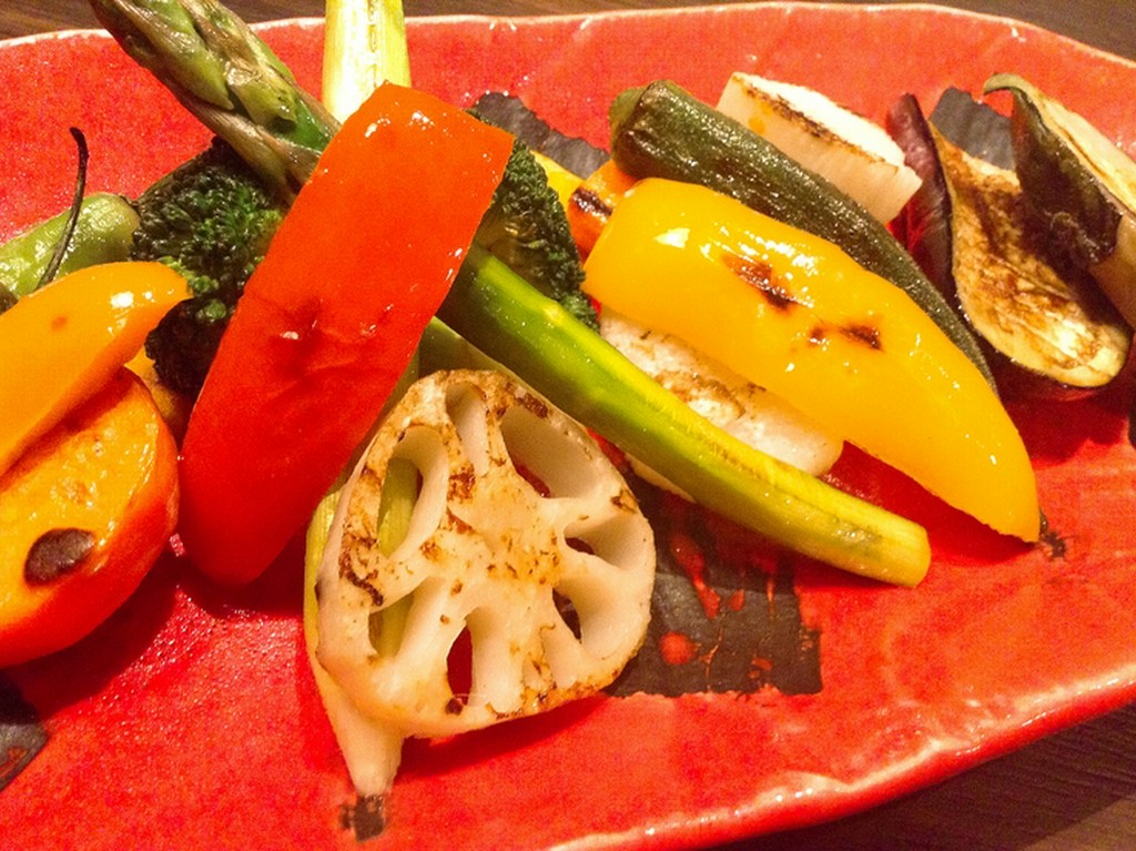 季節の野菜のグリル　ＥＶオリーブオイル