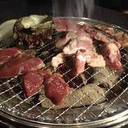 備長炭の炭火七輪でお肉も海鮮も美味しく