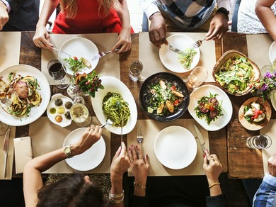野菜を食べて健康に歓送迎会