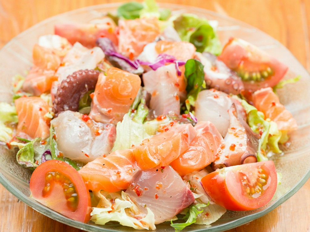 特製蘭丸サラダ