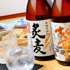 日本酒、焼酎、ビール、サワーなどの『各種お酒』を豊富にご用意