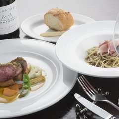 2名様より、コース料理のご予約承ります