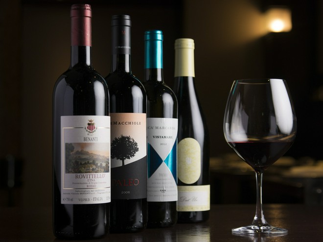 ワインにこだわっている