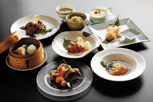 Món ăn Món hoa phong cách Kaiseki Yang Guifei