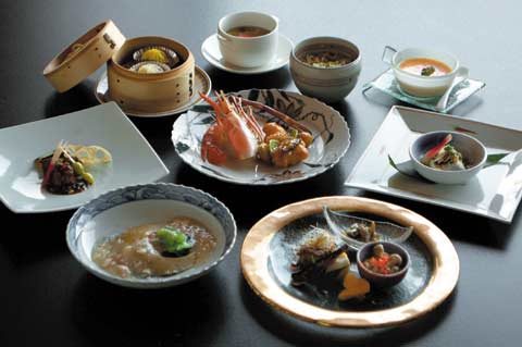 怀石料理中式金龙套餐