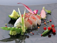 前菜・本日の料理・お魚料理・お肉料理・デザート・パン・食後のお飲物

