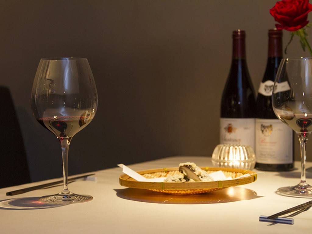 ワイン×天婦羅