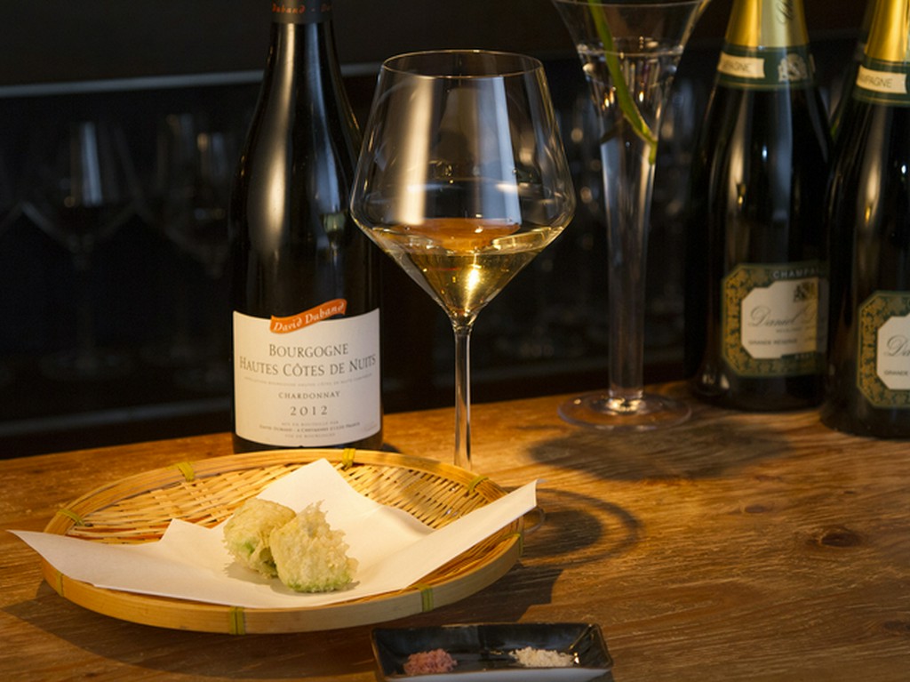 白ワインと天麩羅のマリアージュ