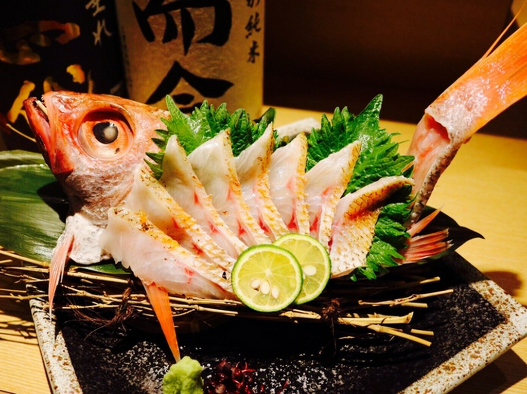 のどぐろ炙り姿盛り