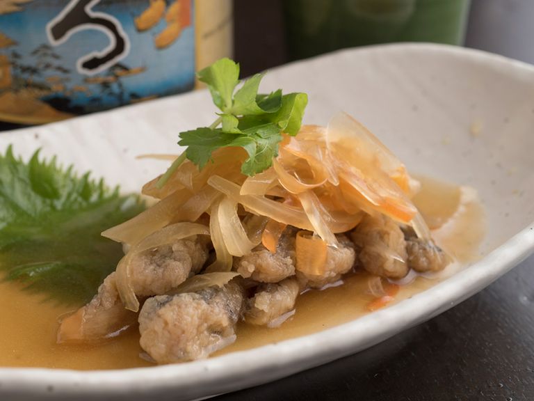 魚の味が凝縮された一品　『メヒカリの南蛮漬け』