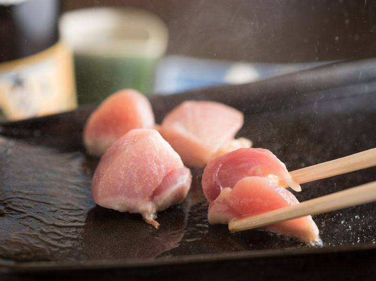 地鶏鉄板焼き