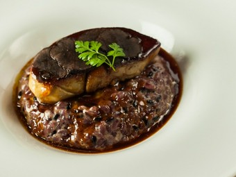 ワインに合う！『人気！　トリュフとフォアグラのリゾット』