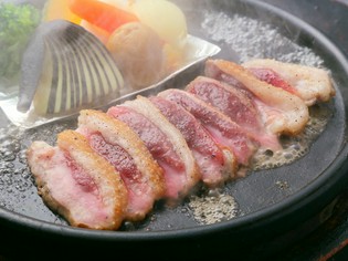 無農薬飼料で平飼いされた合鴨「河内鴨」は口溶けやわらか