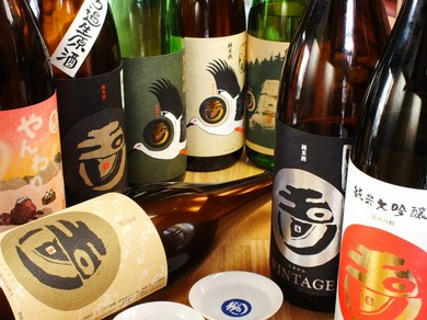 京都木下酒造さんの《玉川》をはじめ約15種類のお酒がございます