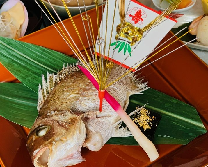 【結納・顔合わせなど御祝プラン】「祝鯛化粧焼」など〜全7品〜