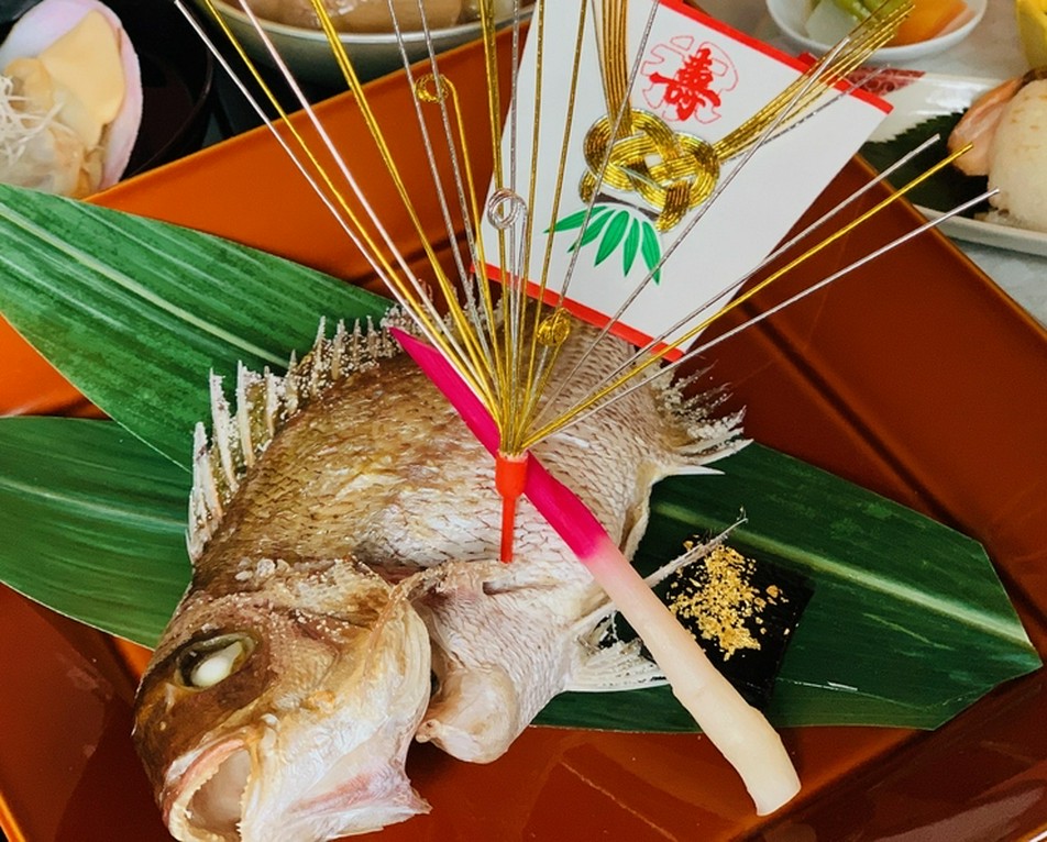 【結納・顔合わせなど御祝プラン】「祝鯛化粧焼」など～全7品～