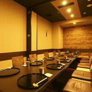 最大16名様までご利用いただける団体席です。