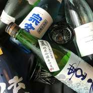 都内屈指・250種以上の日本酒をお楽しみください