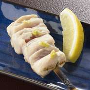 わさび味は塩で味付けしてあってぴっりとして美味しい味わいです。梅味はさっぱり女性にも大人気のメニューです。