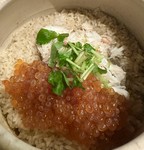 天然物の新鮮な魚介が入った『一穂サラダ』