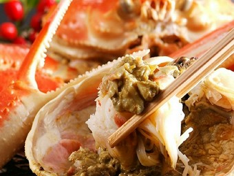 蟹の甲羅味噌焼き