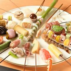 神戸亭の魅力を味わい尽くすことができます『フルコース　２５品』　