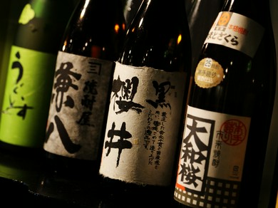 『本格焼酎・日本酒・ワイン』厳選されたドリンクメニュー
