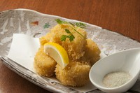 大きめに角切りにしたチーズをフライにしたチーズ感１２０％のフライ！