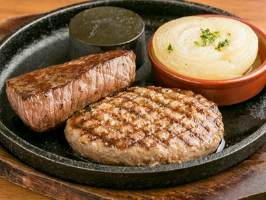 ジューシーな上質の国産牛を心ゆくまで堪能！　『COMBO　STEAK　コンボステーキ』