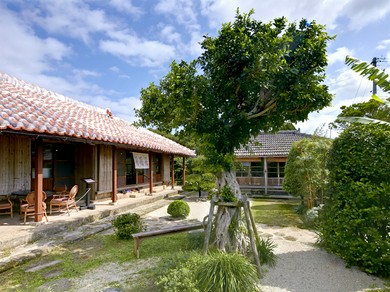 登録有形文化財でもある琉球様式の建築をそのまま利用した店