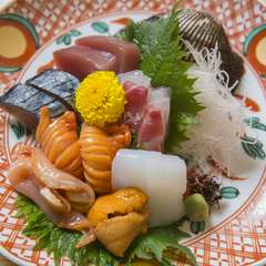 播磨灘のとれたての魚介で 『お造り・上盛り合わせ』