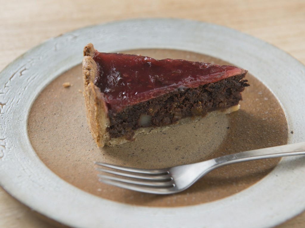 初体験の爽やかな甘さが際立つ『ドライフルーツのチョコタルト』
