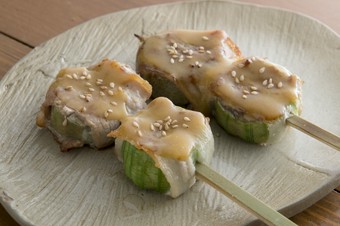 ワインにも合う甘い味噌味の『へちまの田がく』