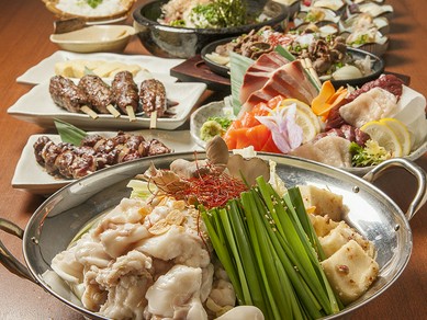 宴会コースが豊富、ボリューミーでリーズナブル！もつ鍋大人気！