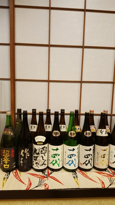 日本酒にこだわっている